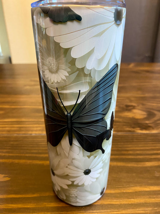 3D Butterfly Tumbler