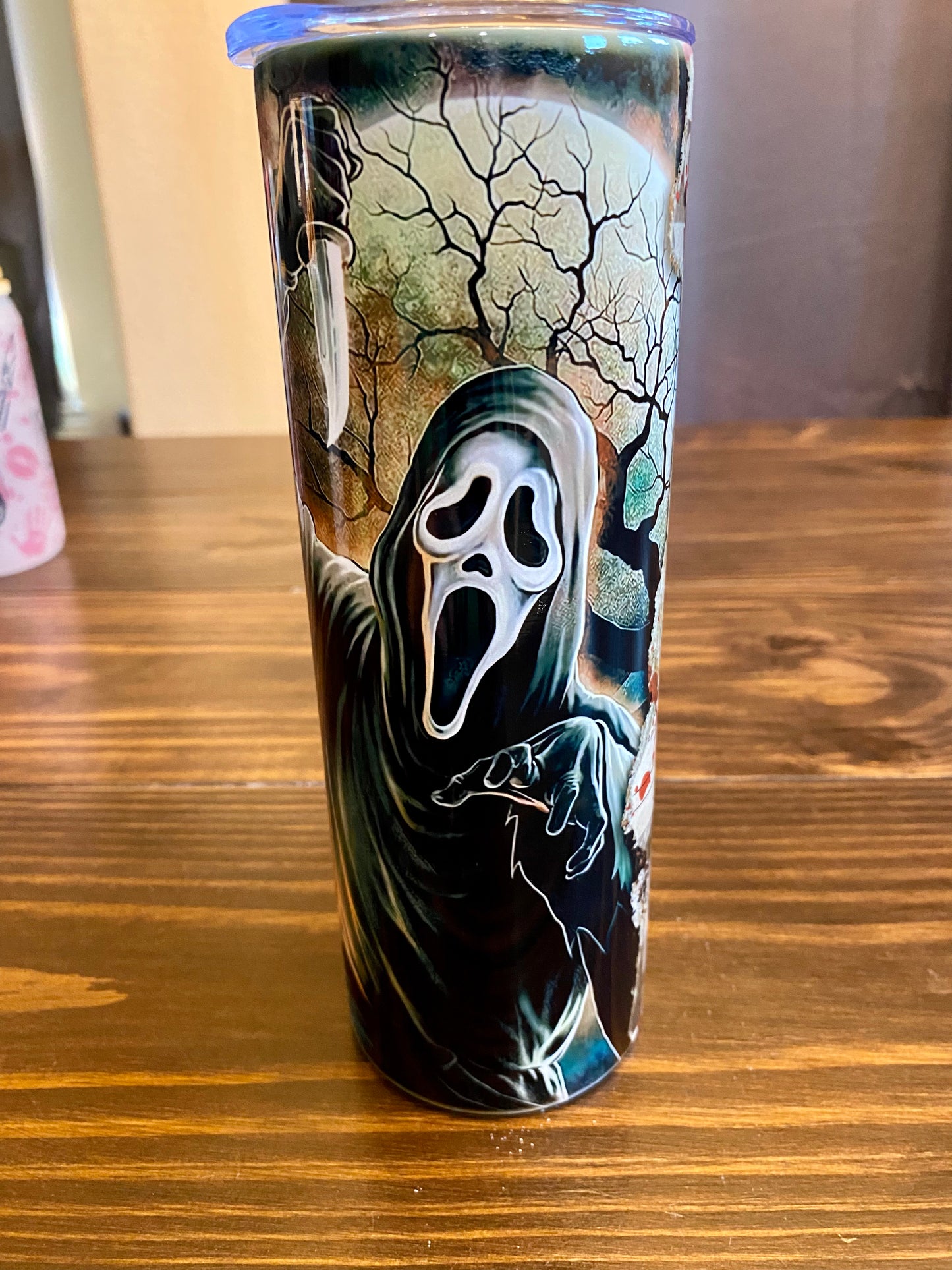 Ghost Face Tumbler